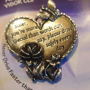 Visor Clip, for Sister or friend! NWT.
